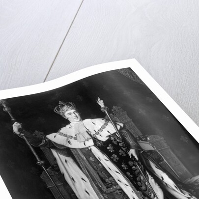 Portrait Of Charles X In Coronation Robe by Anonymous