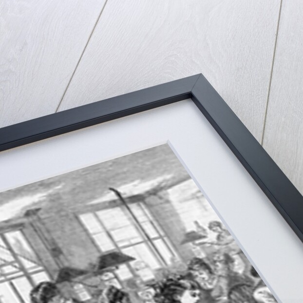 Illustration of Women Working in Telegraph Office by Anonymous