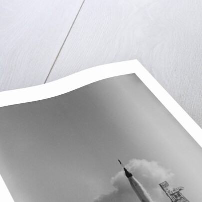 Mercury-Atlas 6 Launches W/Smoke Cloud by Anonymous