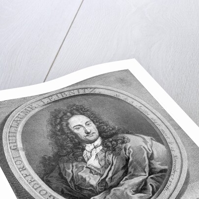 Bust Of Baron Gottfried Wilhelm Leibniz by Anonymous