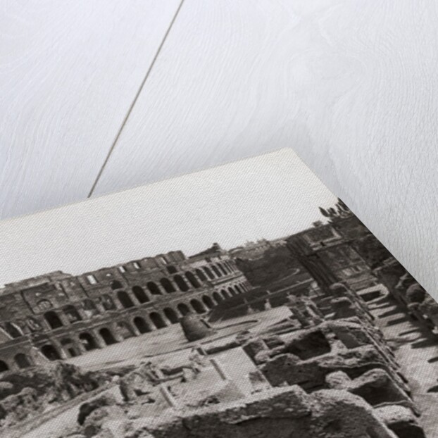 Roman Colosseum and Surrounding Ruins by Anonymous