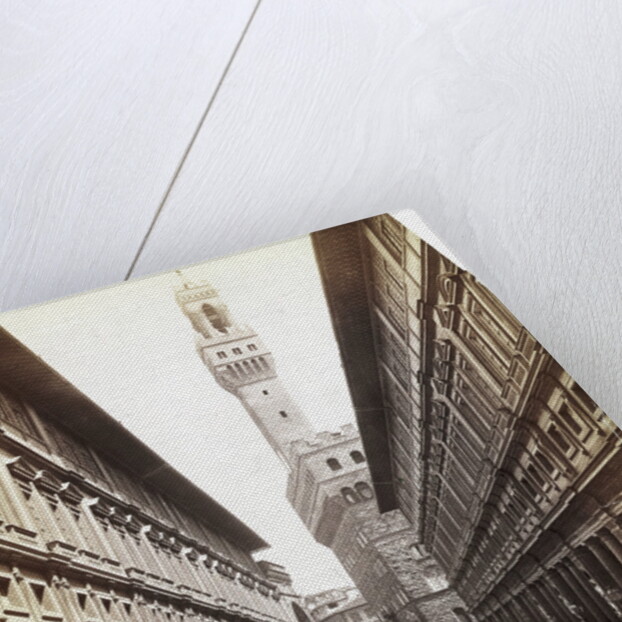 Uffizi Palace and Palazzo Vecchio Campanile by Anonymous