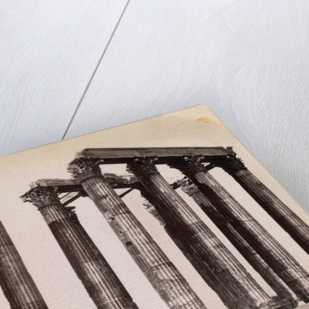 Low Angle Ruins of Corinthian Columns by Anonymous