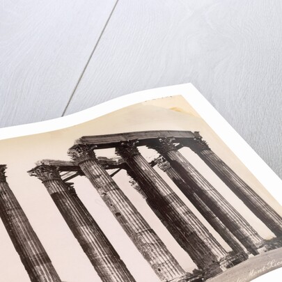 Low Angle Ruins of Corinthian Columns by Anonymous