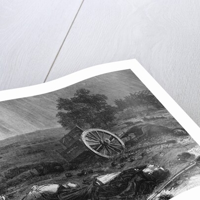 Bodies Lying on Civil War Battlefield by Anonymous