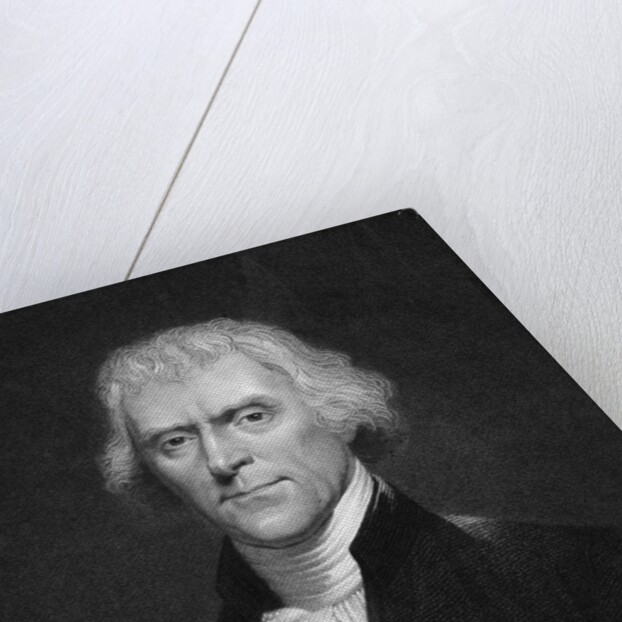 Thomas Jefferson Head/Shoulders Portrait by Anonymous