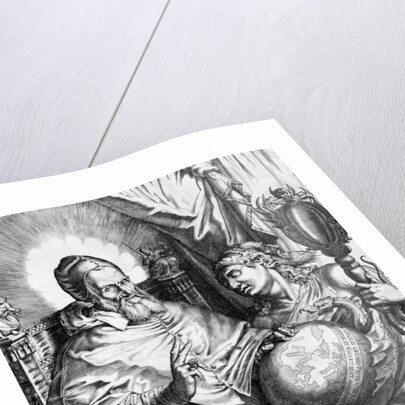 Pope Gregory Seated with Globe in Lap by Anonymous