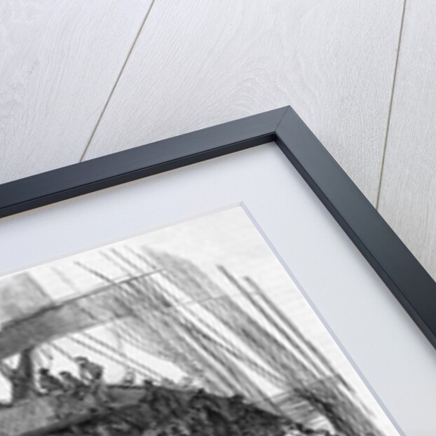 Illustration of Immigrants on Ship Deck by Anonymous