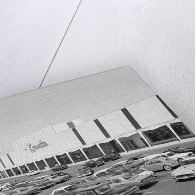 Parking Lot of Korvette Shopping Center by Anonymous