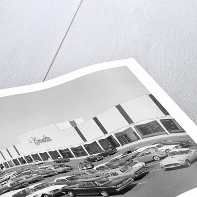 Parking Lot of Korvette Shopping Center by Anonymous