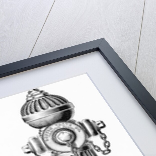 Woodcut Of Fire Hydrant by Anonymous