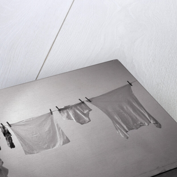 Clothes/Socks/Underwear On Clothesline by Anonymous