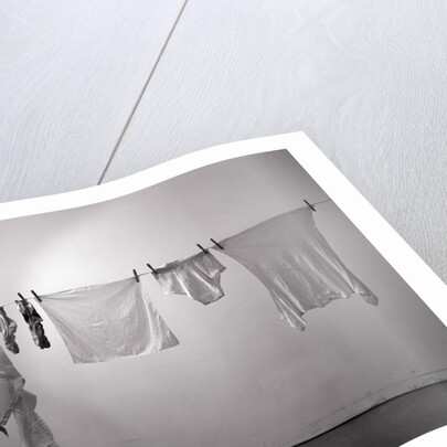 Clothes/Socks/Underwear On Clothesline by Anonymous