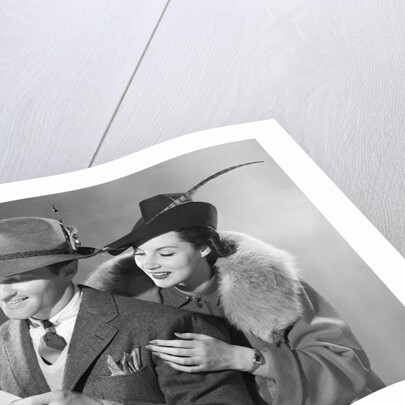 Couple Reading Letter by Anonymous