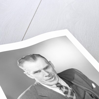 Businessman Pointing by Anonymous