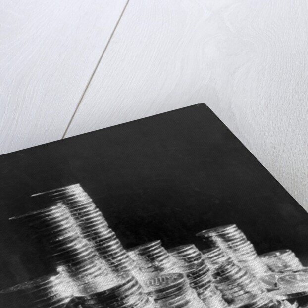 Stacks of Coins by Anonymous