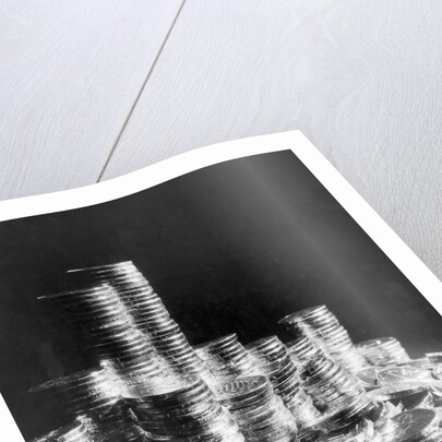 Stacks of Coins by Anonymous