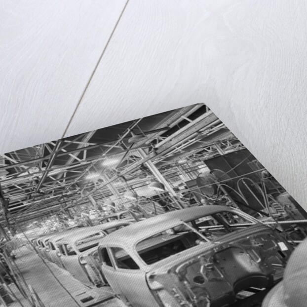 Empty Assembly Line at Auto Body Plant by Anonymous