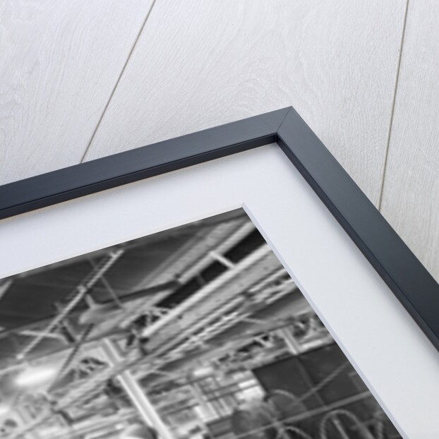 Empty Assembly Line at Auto Body Plant by Anonymous