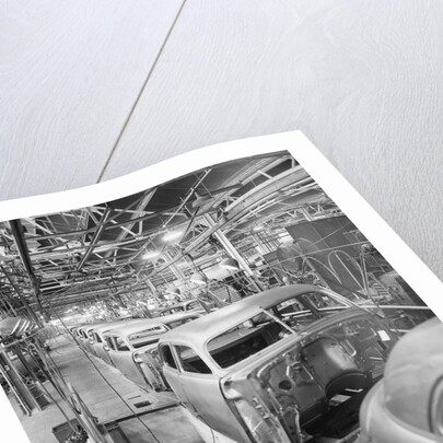 Empty Assembly Line at Auto Body Plant by Anonymous