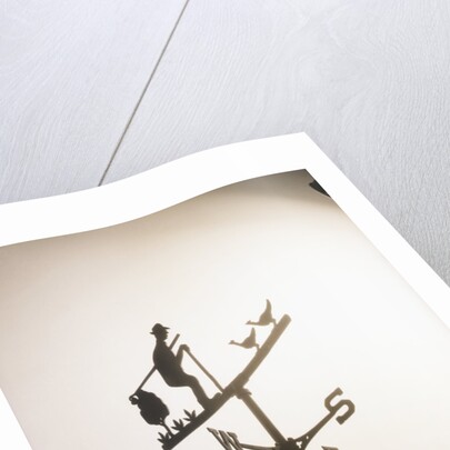Weather Vane with Old Man and Cane by Anonymous