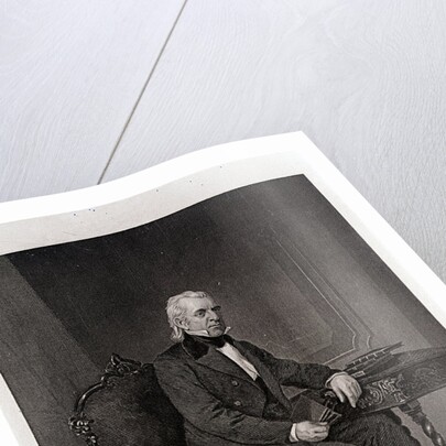 Engraved Portrait Of James Knox Polk by Anonymous