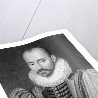 Portrait of Michel de Montaigne by Charles Edward Wagstaff