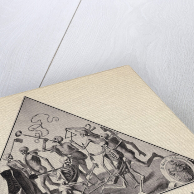 Dance Of Death Engraving by Anonymous