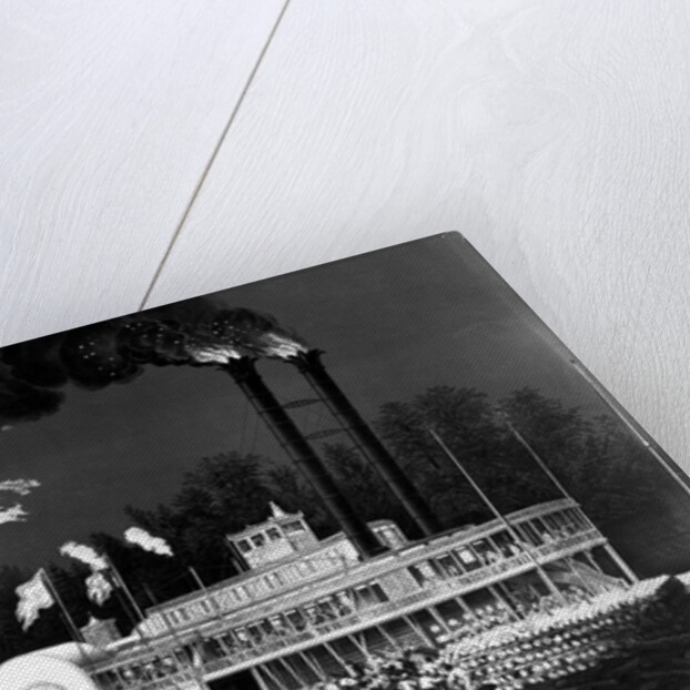 Wooding Up on the Mississippi by Anonymous