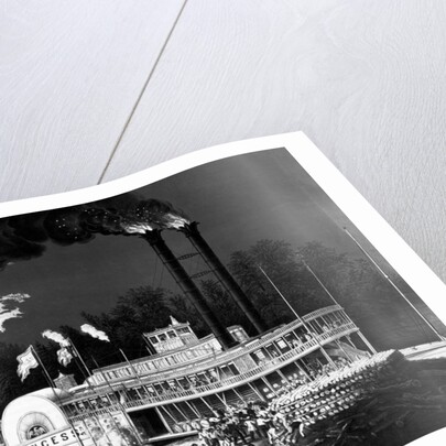 Wooding Up on the Mississippi by Anonymous