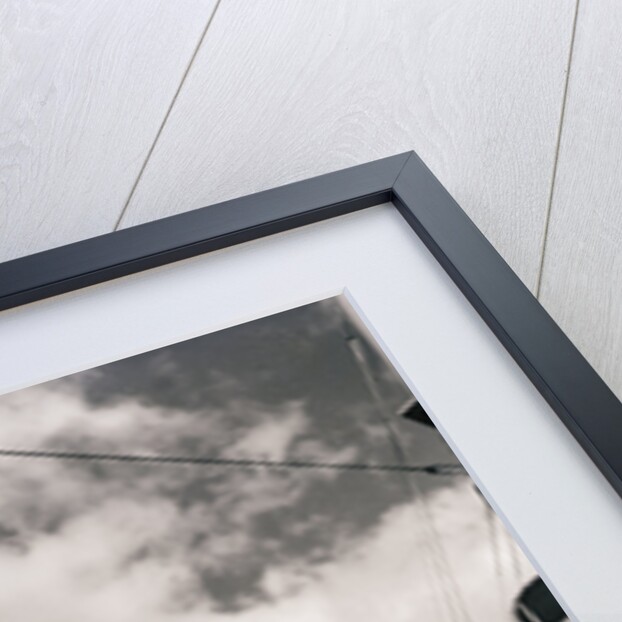 Woman Sitting on Boat Railing by Anonymous