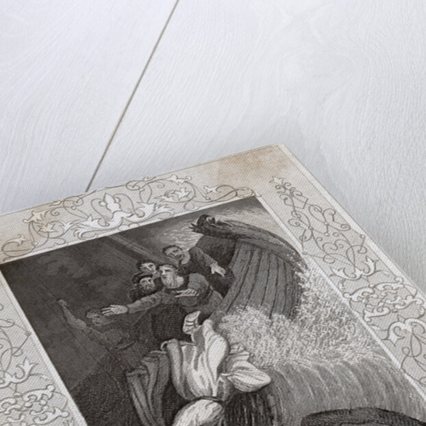 Illus/Jonah Being Cast Into Sea by Anonymous