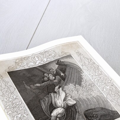 Illus/Jonah Being Cast Into Sea by Anonymous