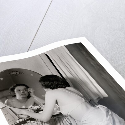 Woman Seated at Vanity by Anonymous