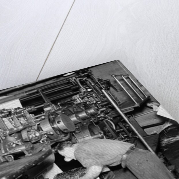 Attaching Plates to Printing Machine by Anonymous