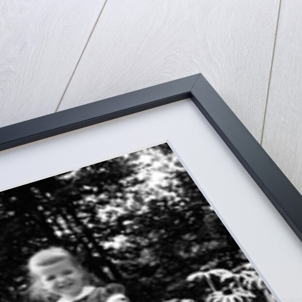 Girl in Daisy Field by Anonymous