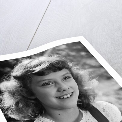 Girl Smiling by Anonymous
