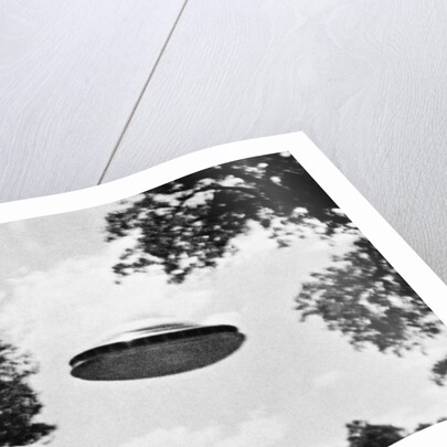 UFO Flying Low Over Trees by Anonymous