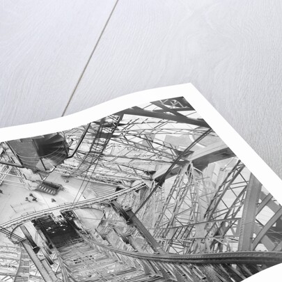 Elevator Shaft of the Eiffel Tower by Anonymous