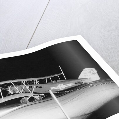 Passenger and Mail Plane Awaiting Departure by Anonymous