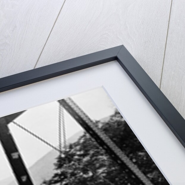 Train Crossing Railroad Trestle by Anonymous