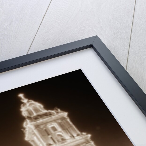 Mexican Temple Lighted For Celebration by Anonymous