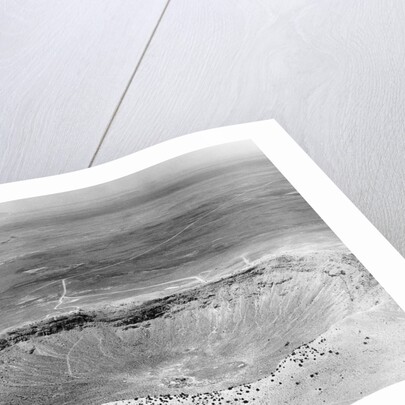 View Of Meteor Crater In Arizona by Anonymous