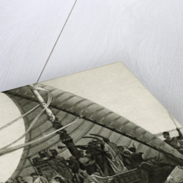 Cleopatras Barge On Nile/Illustration by Anonymous