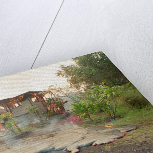 Lava from Kilauea Volcano Consumes Home by Anonymous