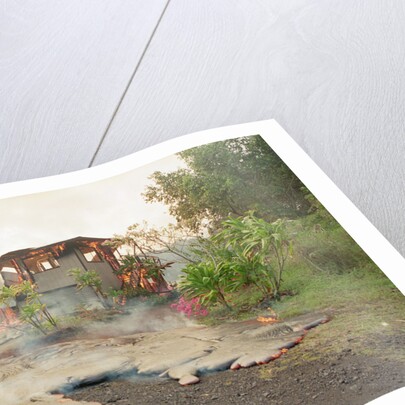 Lava from Kilauea Volcano Consumes Home by Anonymous