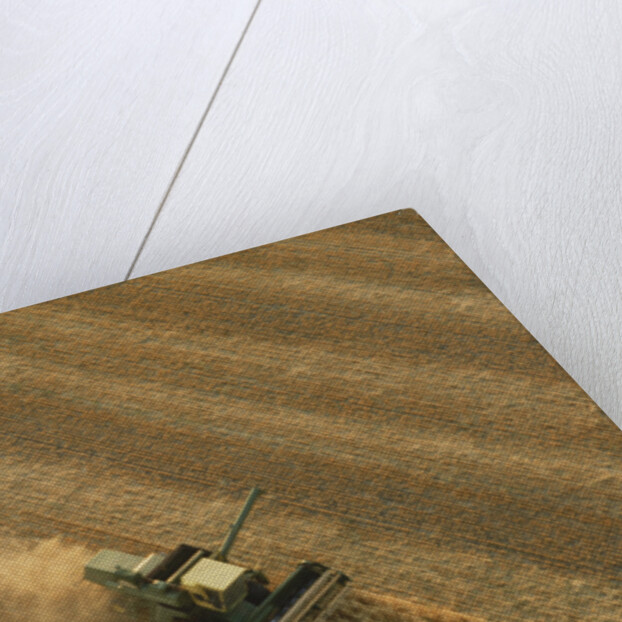 Thrasher Moves Through Wheat Field by Anonymous