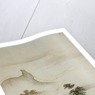View of Trees Along the Riverbank from Eight Views of the Xiao and Xiang Rivers by Shokei