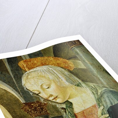 Detail of the Virgin Mary from The Annunciation Attributed to Antoniazzo Romano by Anonymous