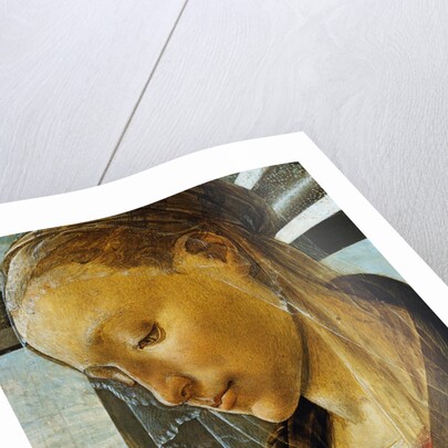 Detail of Mary from Madonna of the Eucharist by Botticelli